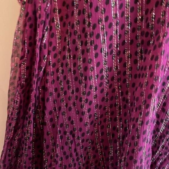 Stella McCartney Women Polka Dot Blouse raspberry colored size 6 - Picture 8 of 12